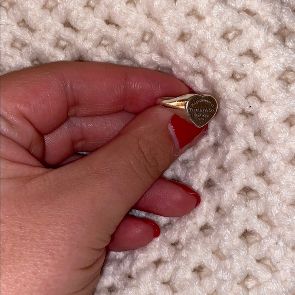Tiffany heart ring from 2012.